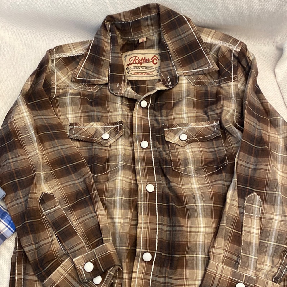 Cowboy, western boys, shirt, size small